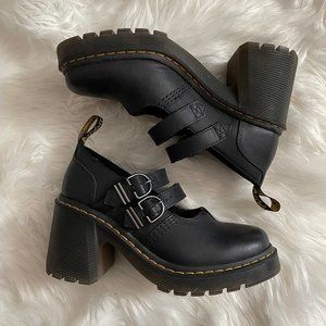 Dr. Martens Eviee Sendal Leather Mary Janes US9 EU41
